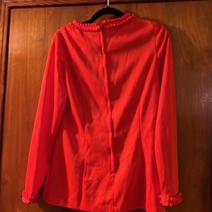 Vintage ruffled blouse